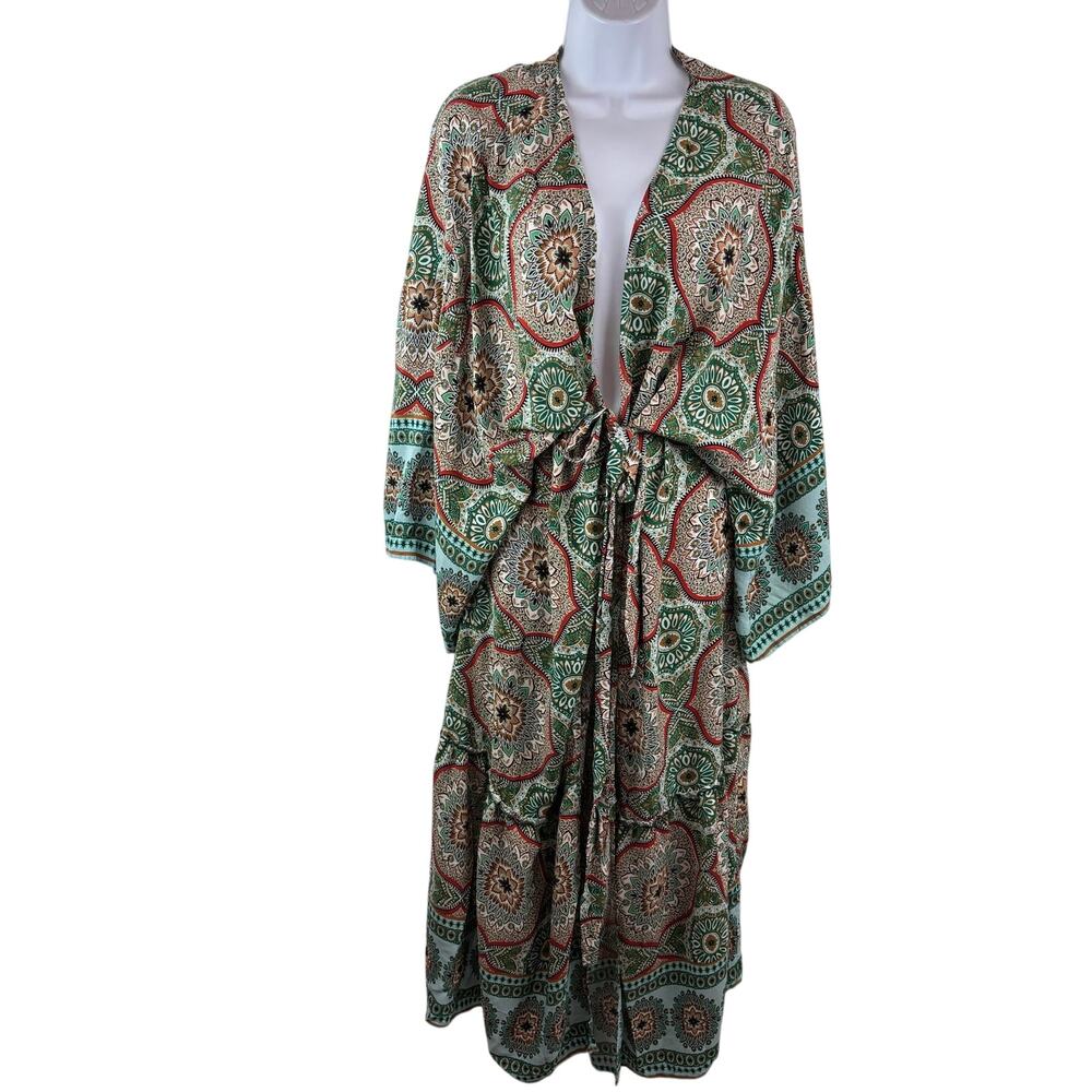 Rusttydustty Women's Plus Size Havenah Boho Kimono - 1XL - Picture 2 of 8